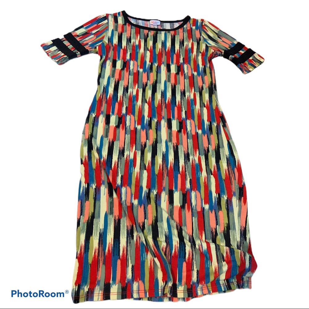 LuLaRoe dress excellent condition Small navy